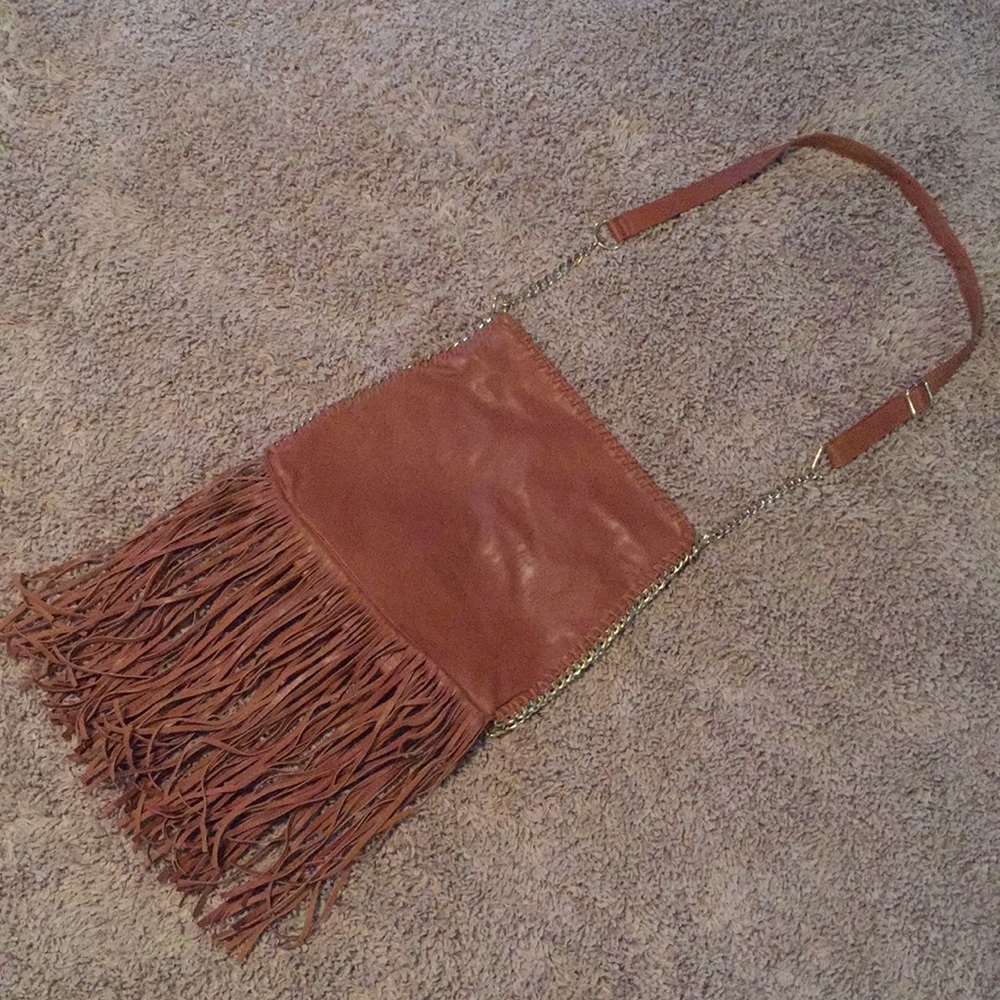 Over the shoulder Fringe Purse